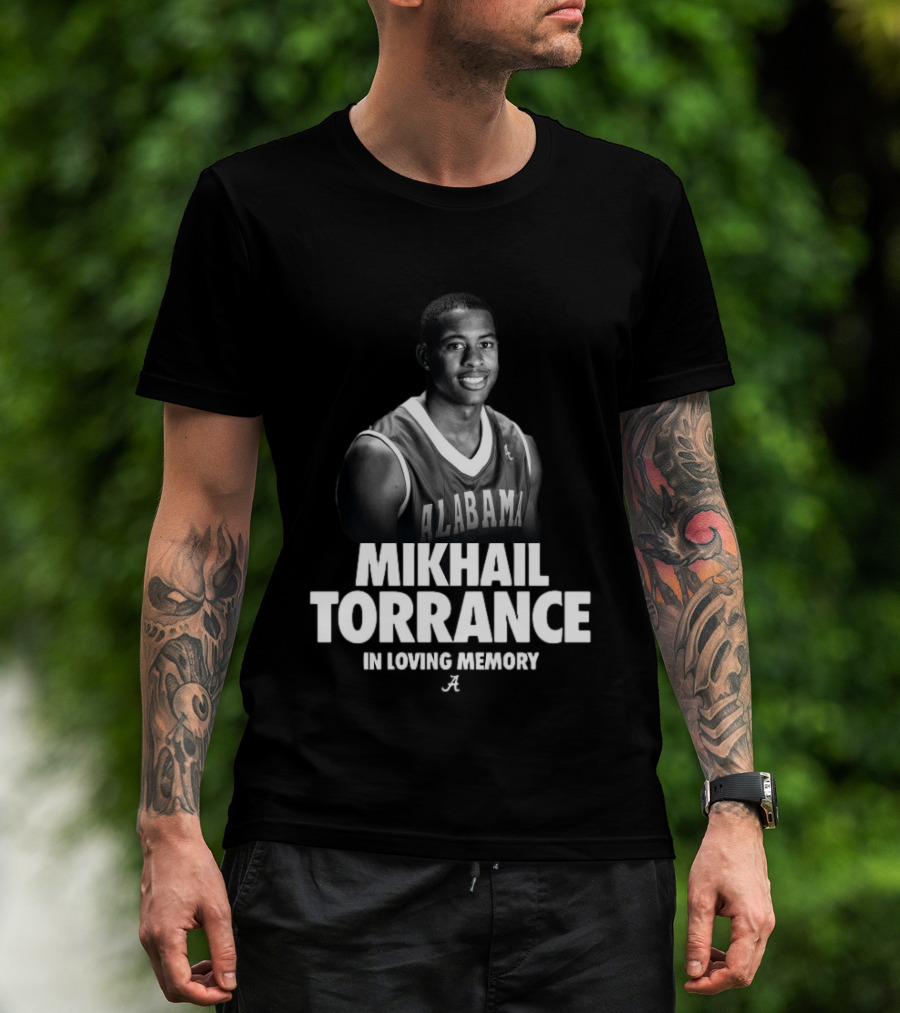Mikhail Torrance Alabama Basketball In Loving Memory T-Shirt
