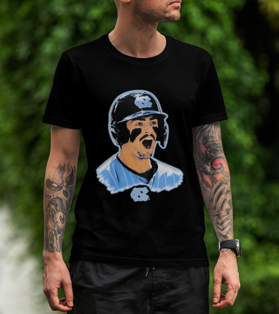Gavin Gallaher University Of North Carolina Tar Heels Baseball Player T-Shirt