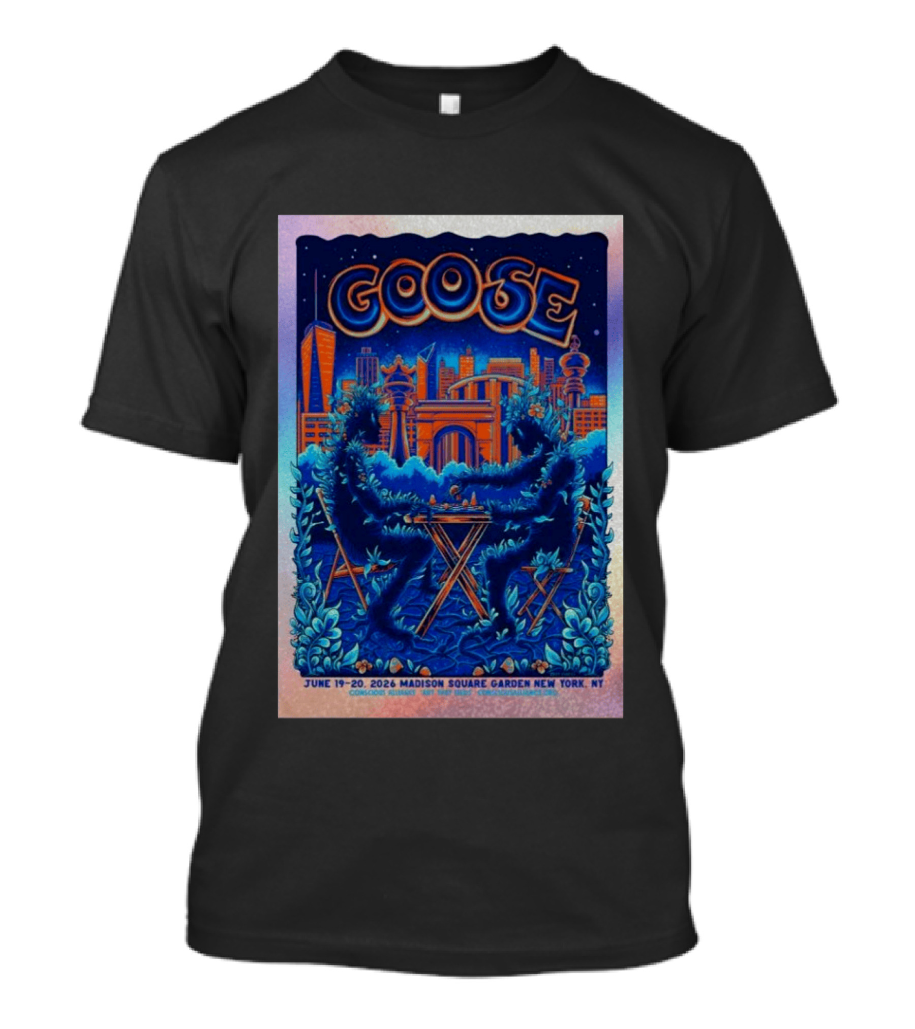 Goose Madison Square Garden New York June 19 20 2026 T-Shirt