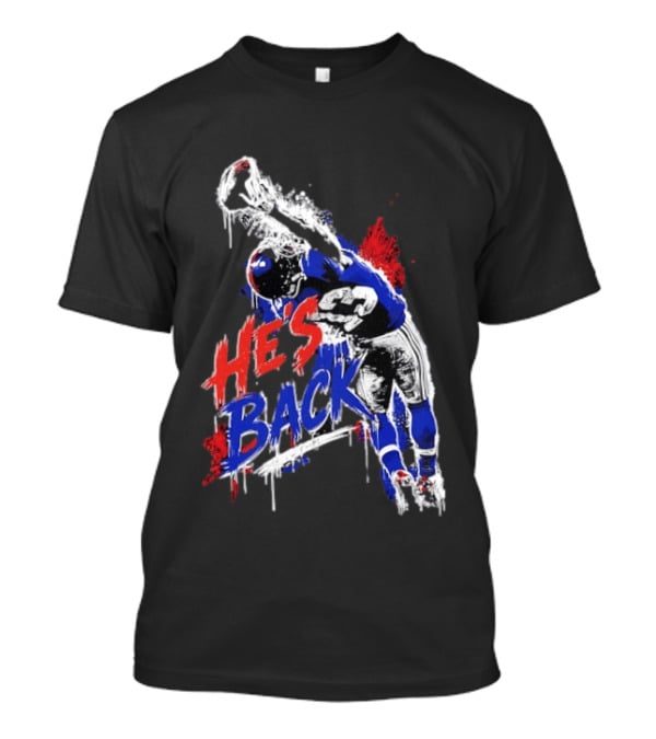 Odell Beckham Jr. He's Back 13 New York Giants Iconic Catch T-Shirt