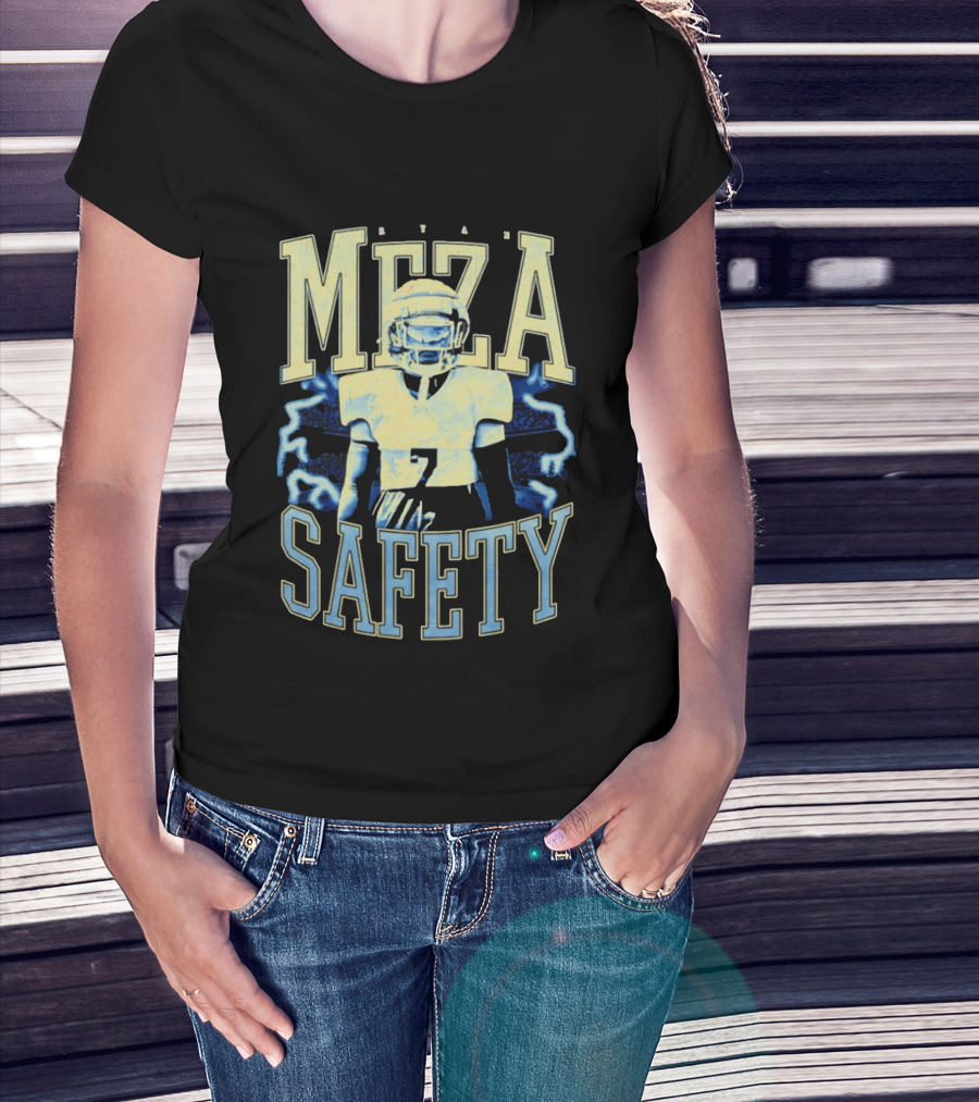 Ryan Meza Safety Football Player Number 7 T-Shirt
