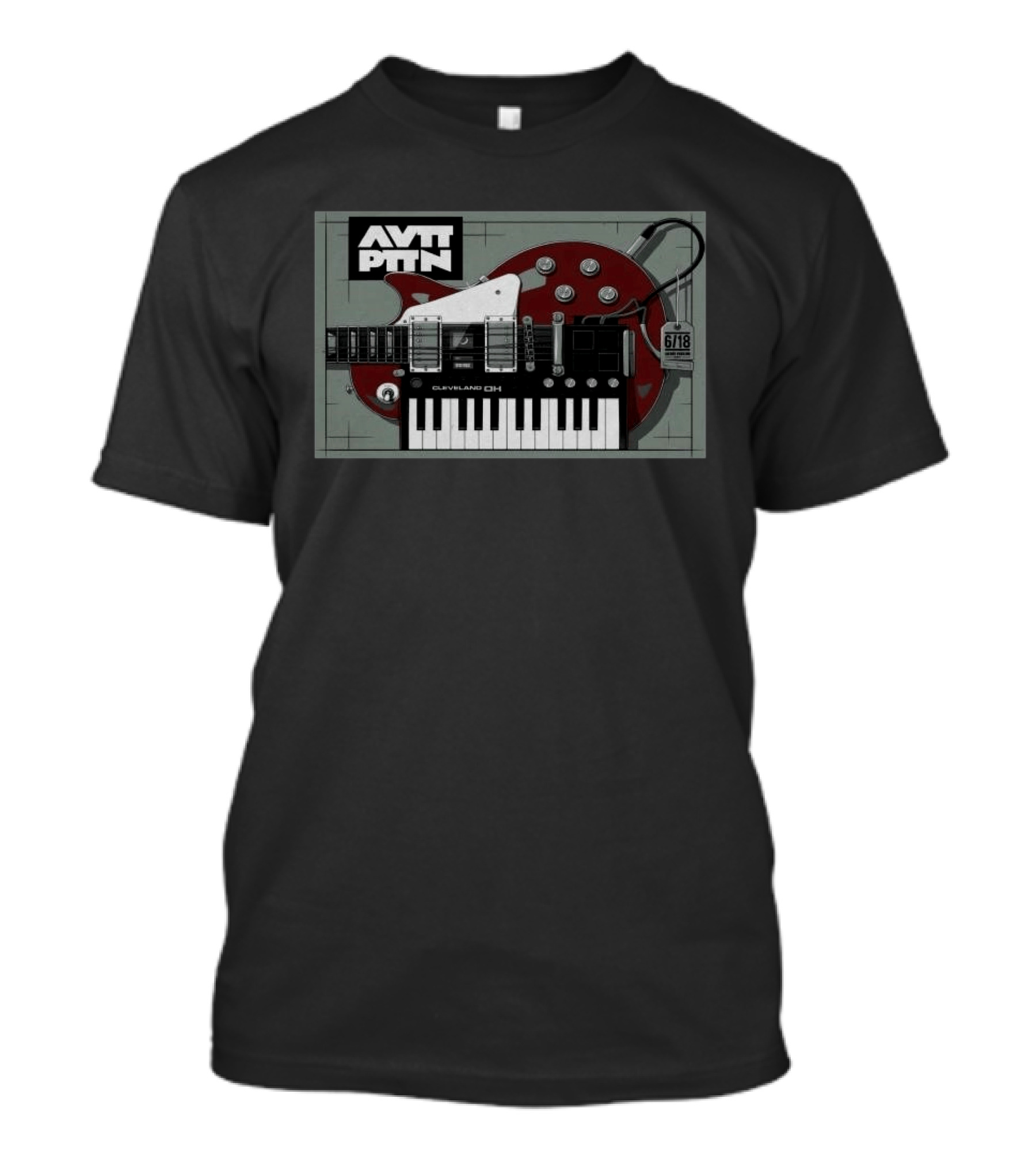 AVTT PTN Guitar And Keyboard Cleveland OH June 18 Tour 2026 T-Shirt