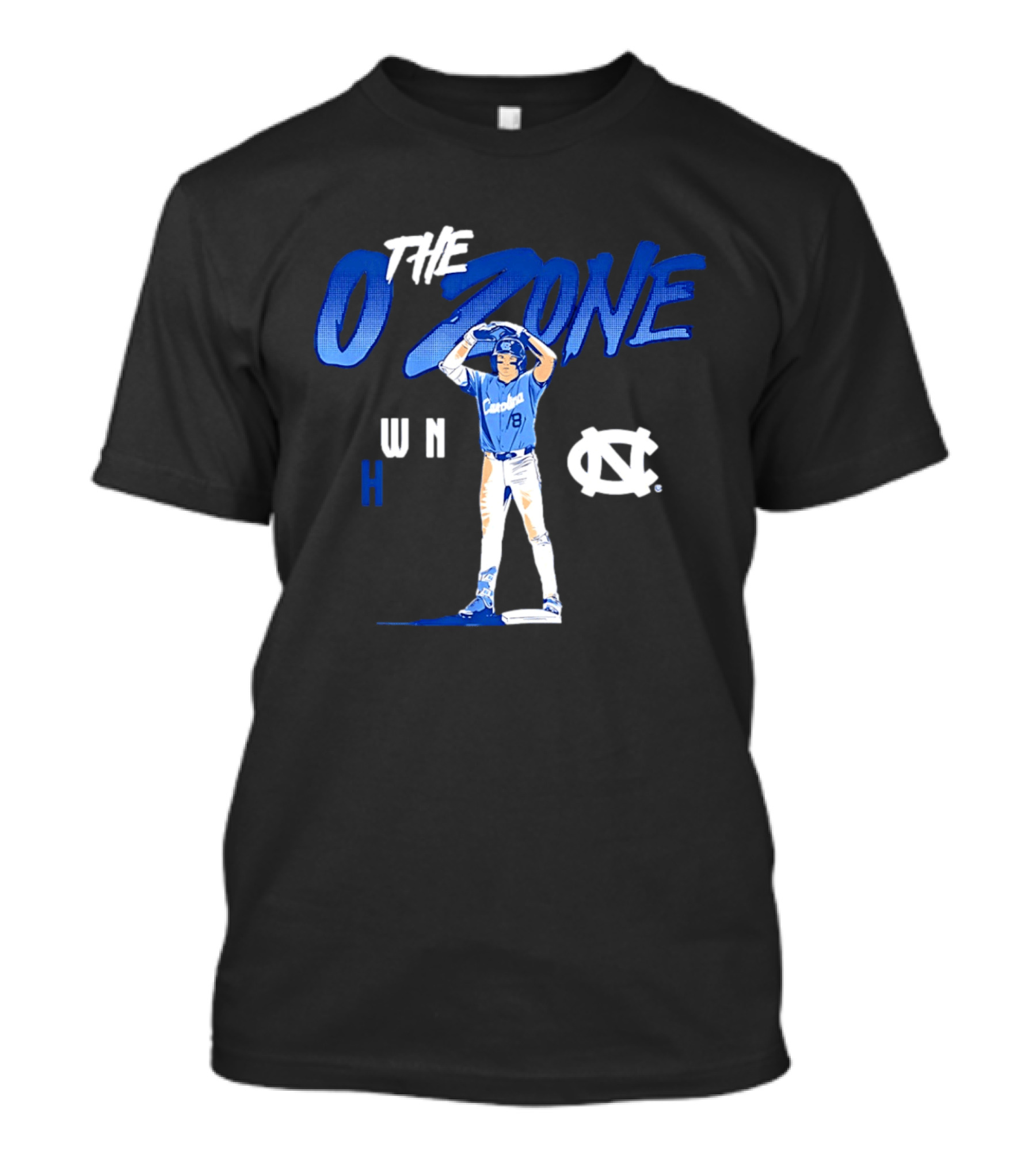 UNC Baseball The O Zone Owen Hull Carolina 8 T-Shirt