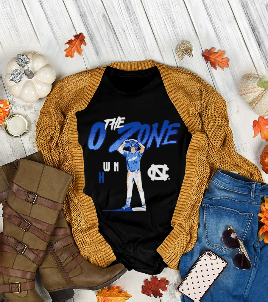 UNC Baseball The O Zone Owen Hull Carolina 8 T-Shirt
