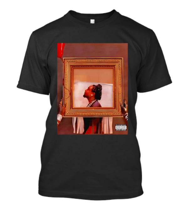Wale Album Cover Parental Advisory Explicit Content Picture Frame T-Shirt