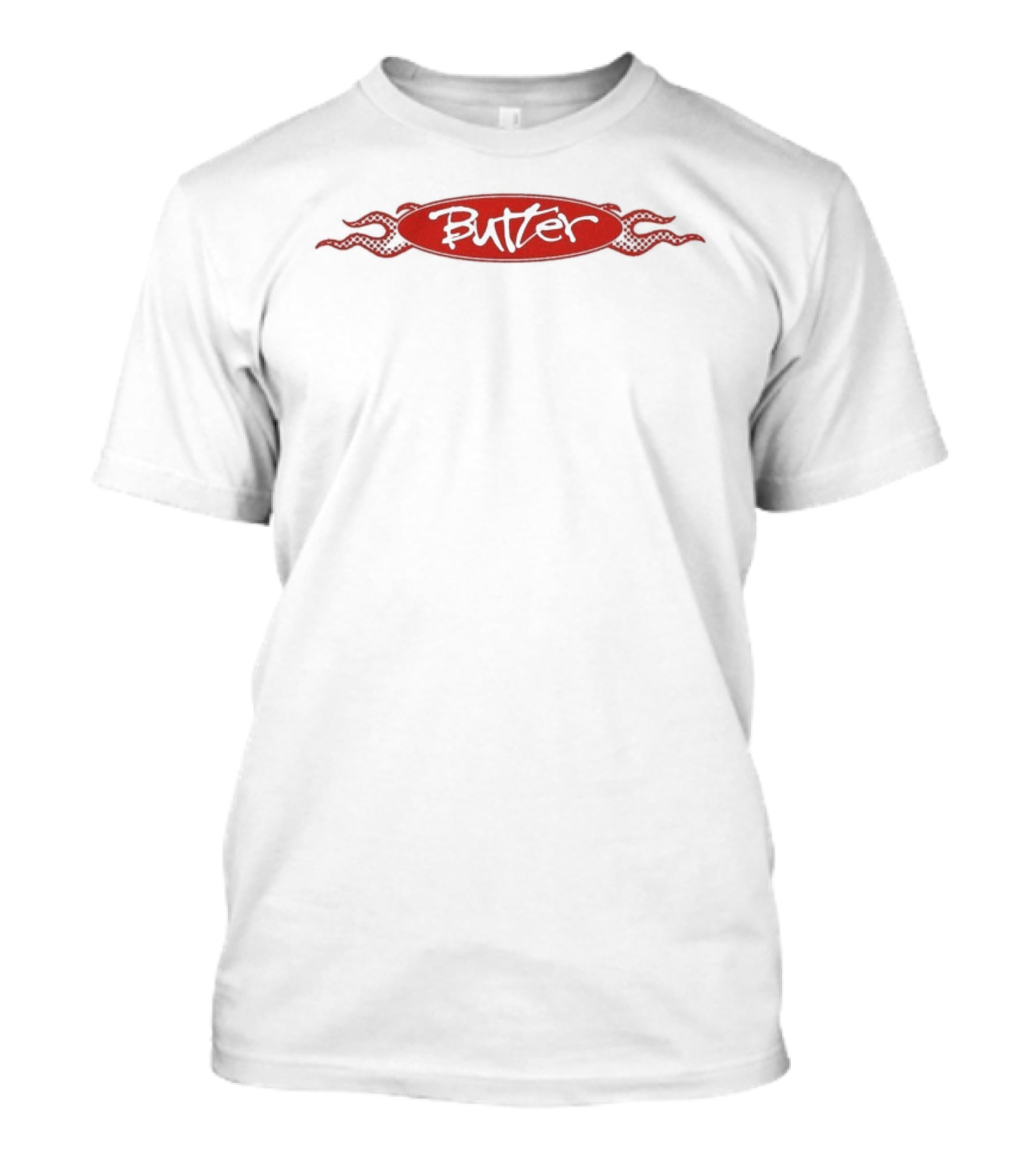 Butter Goods Flare Red Oval Label T-Shirt