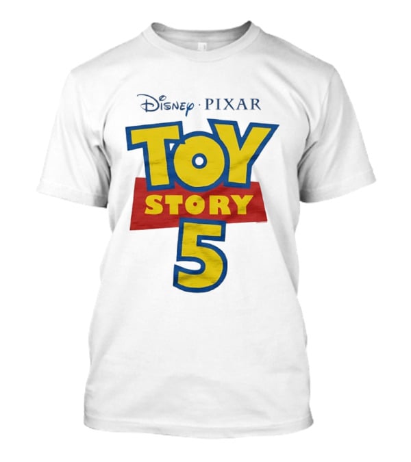 Disney Pixar Toy Story 5 Animated Adventure Movie T-Shirt