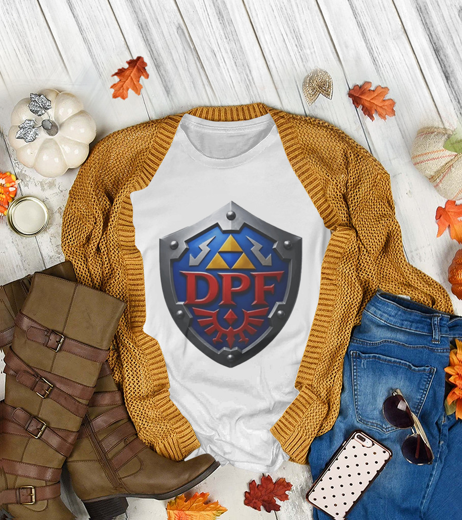 DPF Crest Shield Hylian Gamer Zelda TriForce T-Shirt