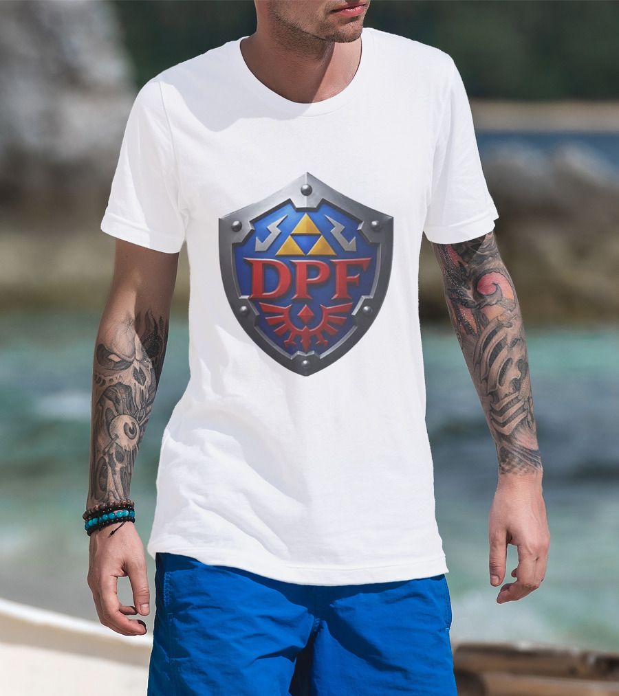 DPF Crest Shield Hylian Gamer Zelda TriForce T-Shirt