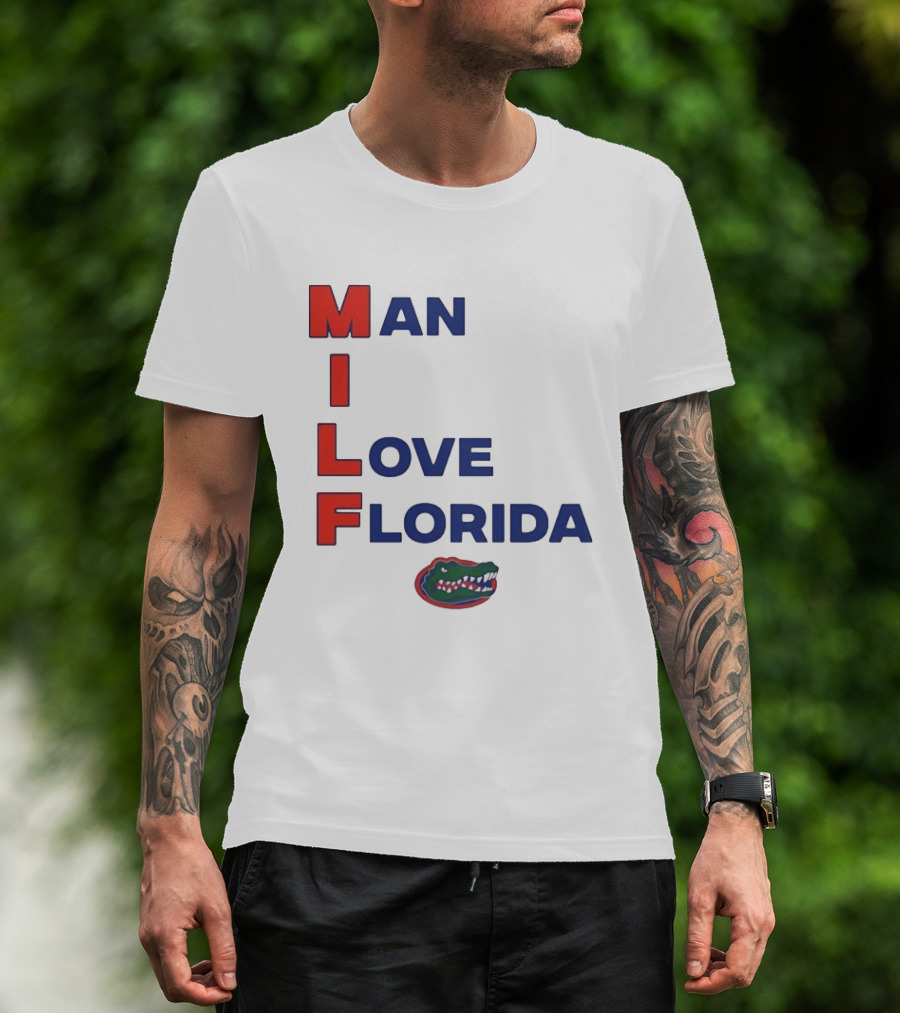 Man I Love Florida Gators College Football Gator T-Shirt