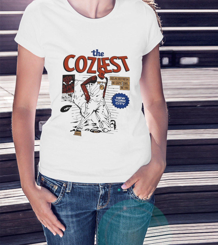 Jalen Brunson The Coziest New York City Relax Refresh Be Cozy Cool Be You T-Shirt
