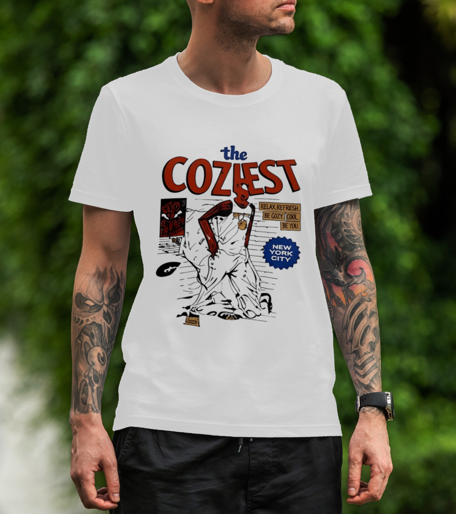 Jalen Brunson The Coziest New York City Relax Refresh Be Cozy Cool Be You T-Shirt