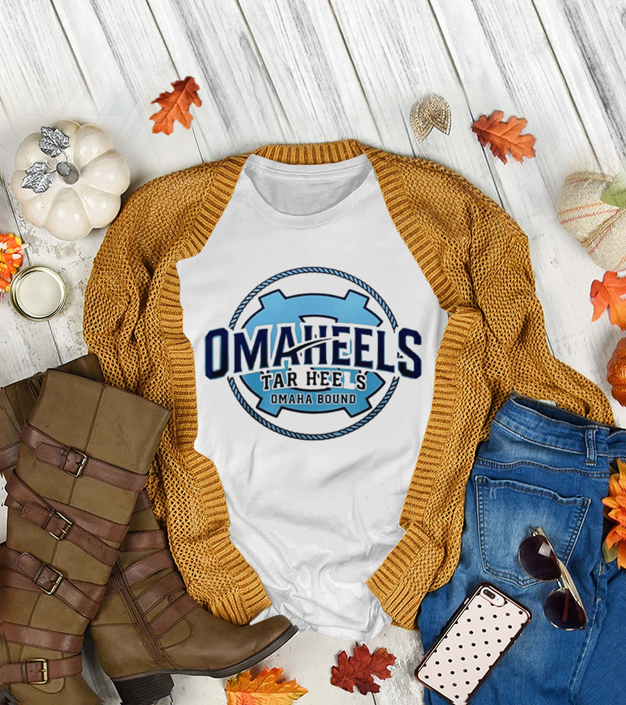 North Carolina Tar Heels OMAHEELS Omaha Bound 2026 T-Shirt