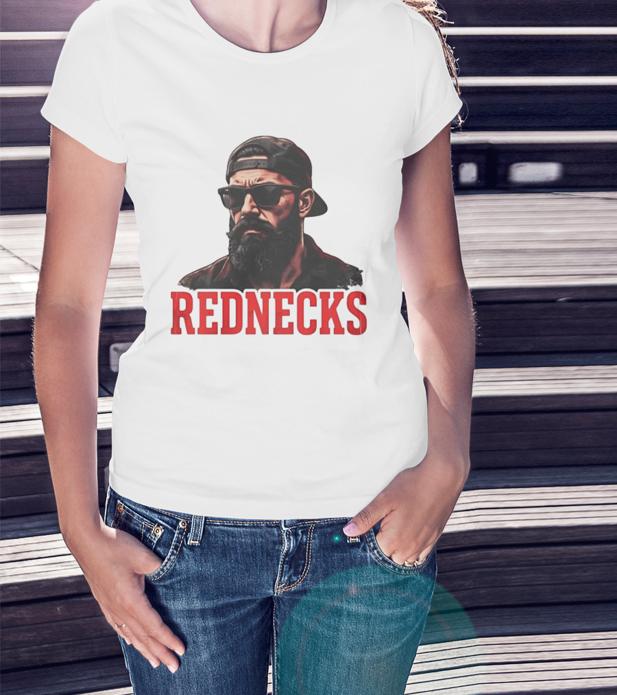 Rednecks Bearded Man Sunglasses Country Life T-Shirt