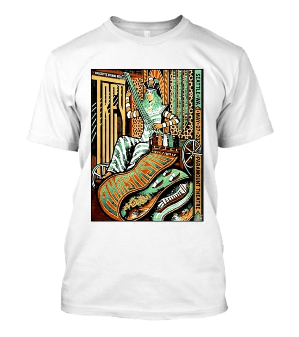 Trey Anastasio Acoustic Evening Seattle WA May 27 2026 Paramount Theatre T-Shirt