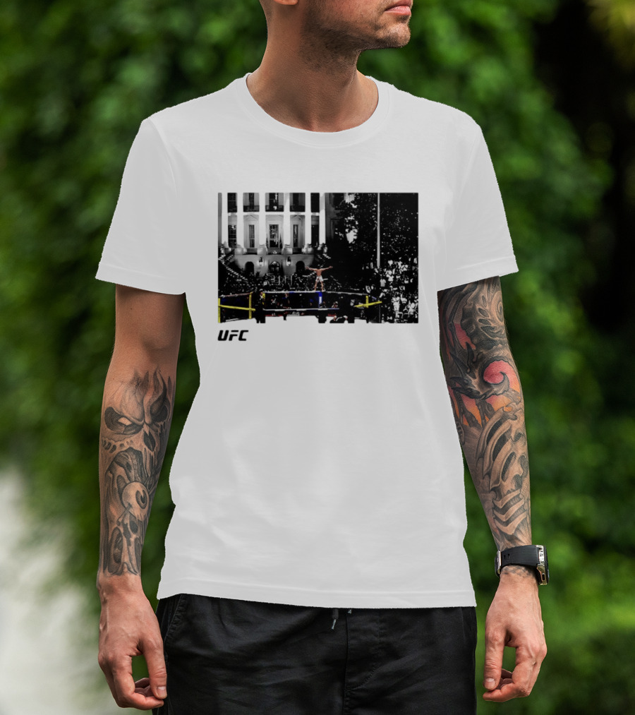 UFC Diego Lopes Freedom 250 Victory Iconic Octagon Celebration T-Shirt