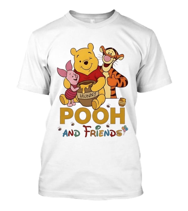 Pooh And Friends Hunny Pot Tigger Piglet T-Shirt