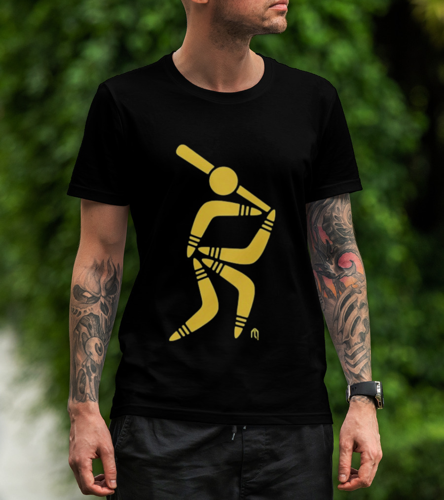 Aussie Baseball Players Boomerang T-Shirt
