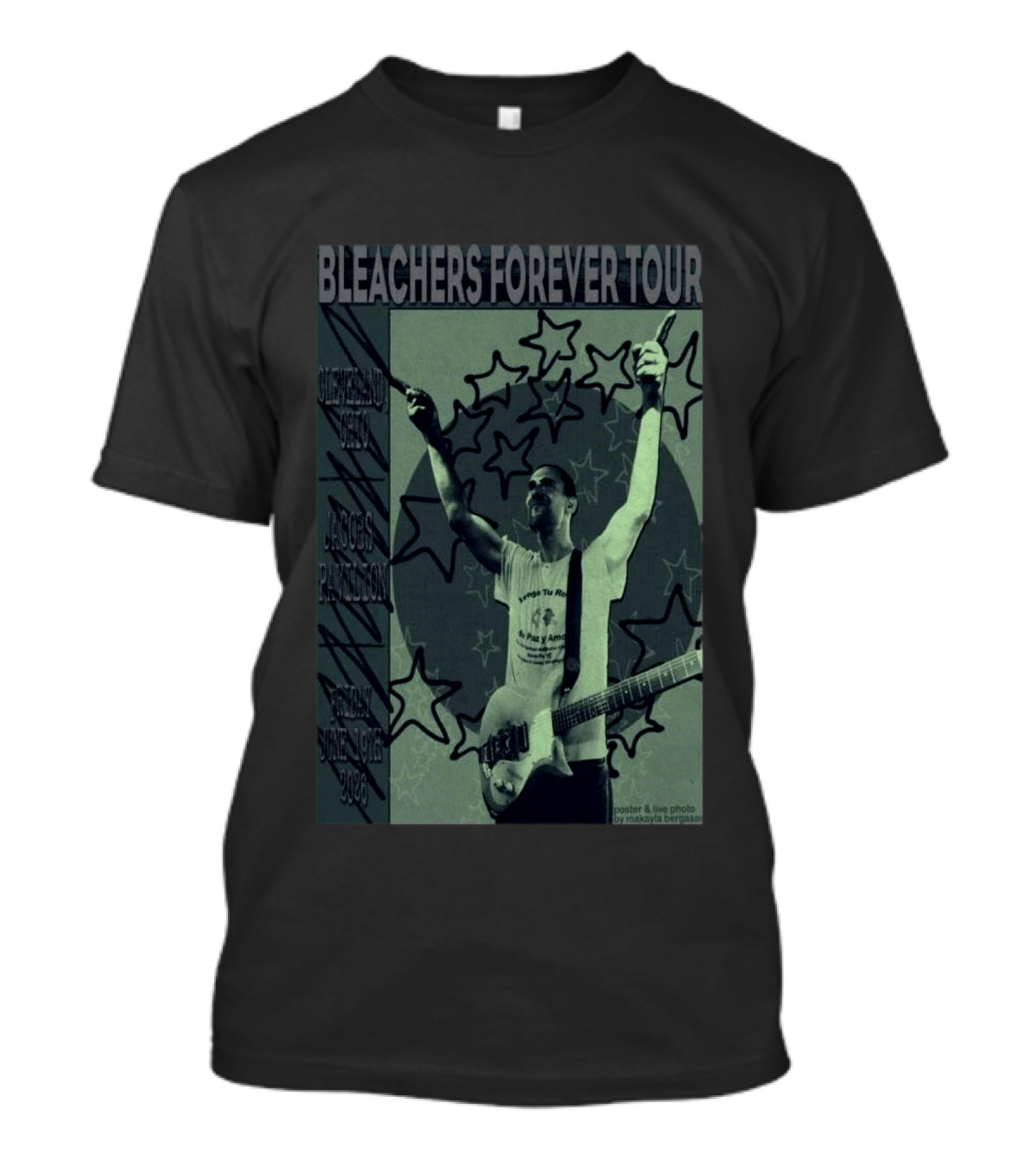 Bleachers Forever Tour Cleveland Ohio Jacobs Pavilion Friday June 19th 2026 T-Shirt