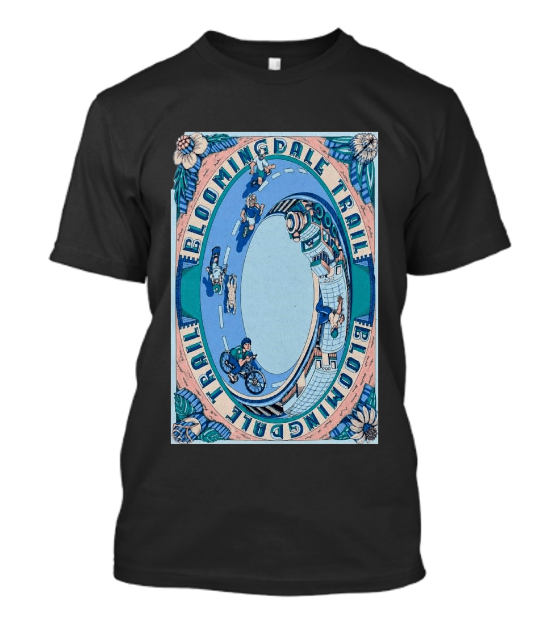 Bloomingdale Trail Scenic Pathway Bicycle Adventure Signed T-Shirt