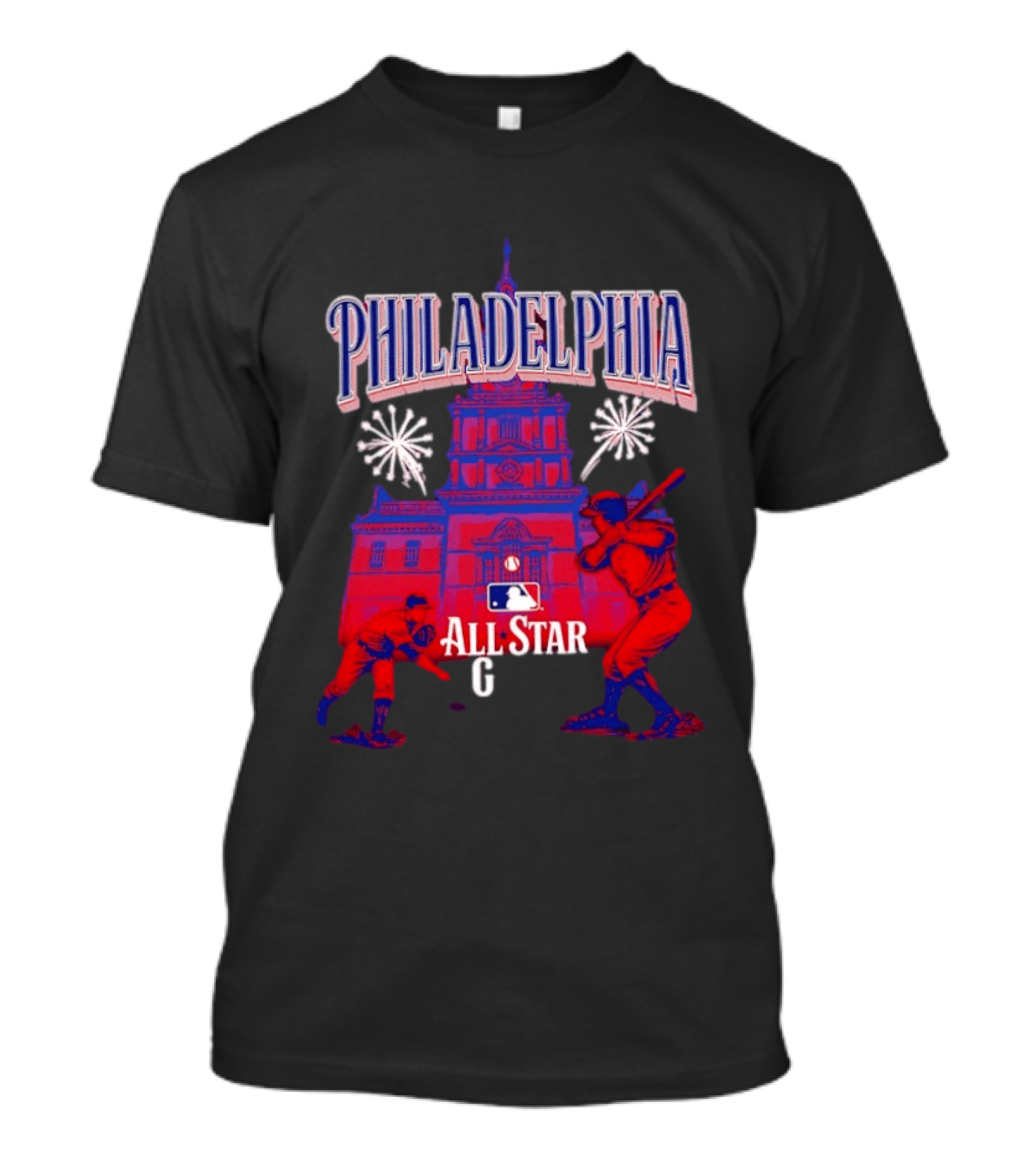 Philadelphia MLB All Star Game 2026 Independence Hall Baseball T-Shirt