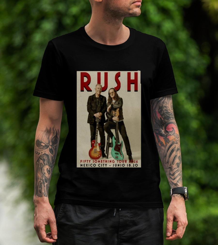 RUSH Mexico City Fifty Catfifty June 19 2026 Show T-Shirt