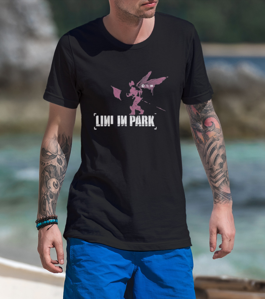 Linkin Park Hybrid Theory Street Soldier Winged Figure T-Shirt