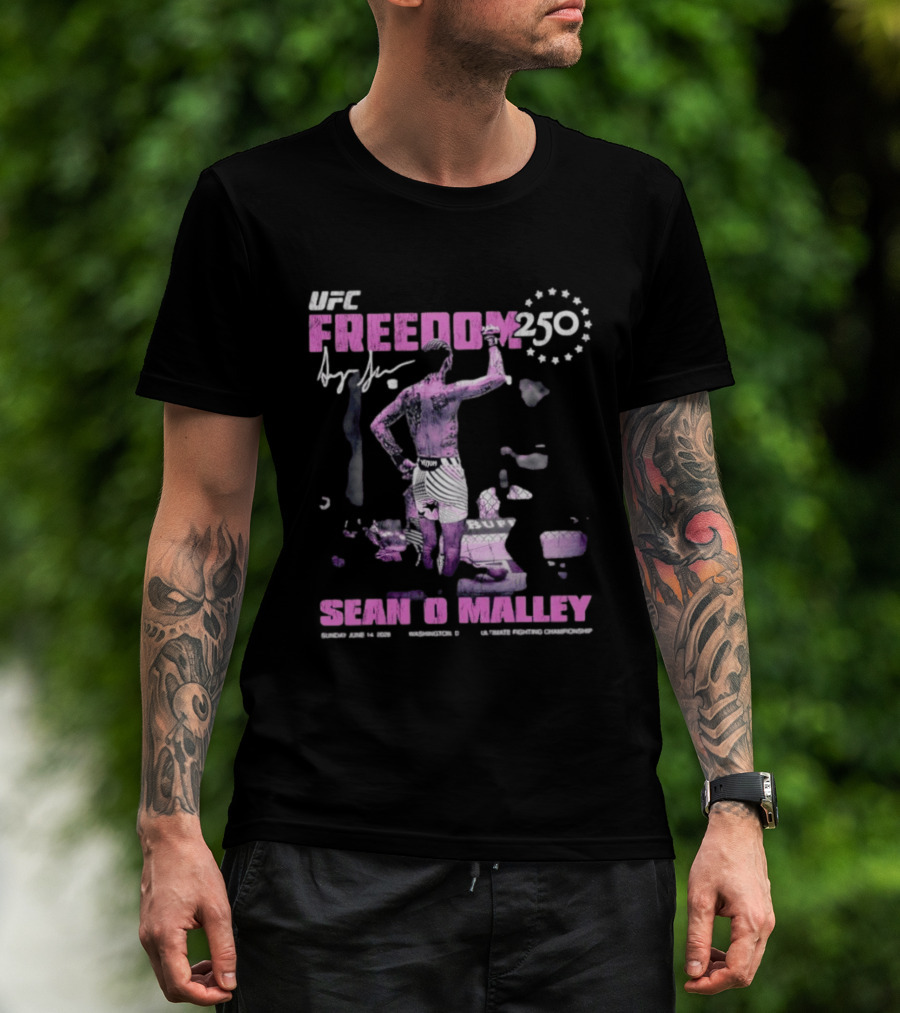 UFC Freedom 250 Sean O'Malley Signature Salute T-Shirt