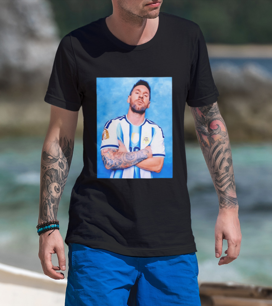 Lionel Messi Argentina National Football Team T-Shirt