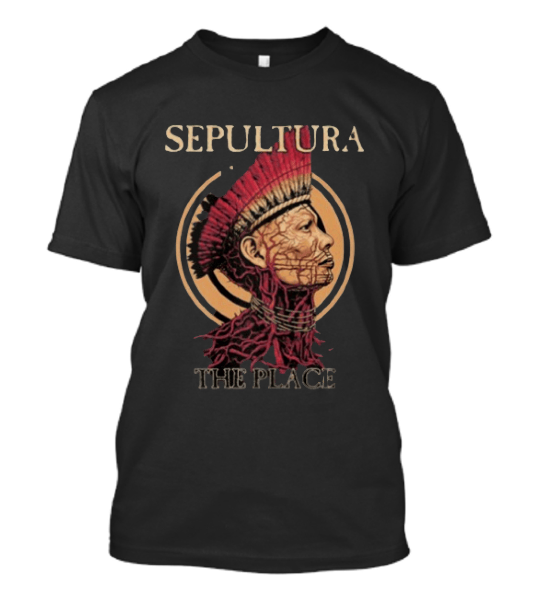 Sepultura Roots Bloody Roots The Place Iconic Indigenous T-Shirt