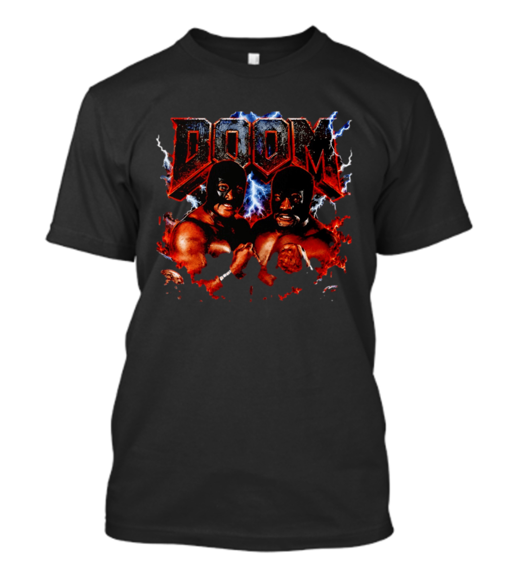 Doom Pro Wrestling Tag Team Ron Simmons Butch Reed T-Shirt