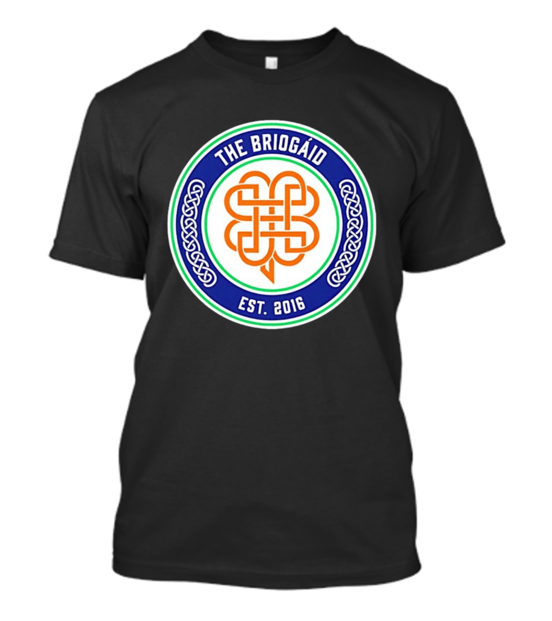The Briogáid Celtic Knot Emblem EST 2016 T-Shirt