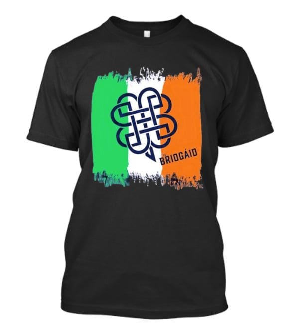 The Briogáid Celtic Knot Irish Flag T-Shirt