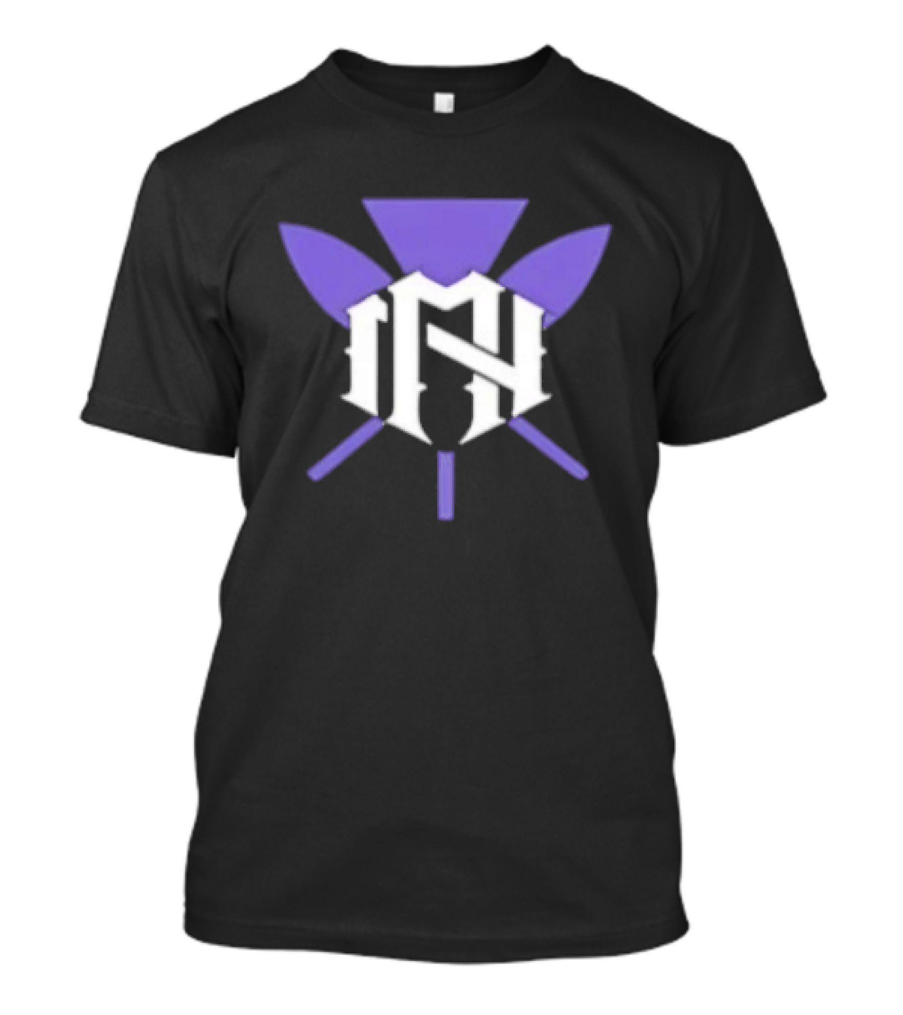 The Nightmarcher NH Purple And White Symbol With Spears T-Shirt