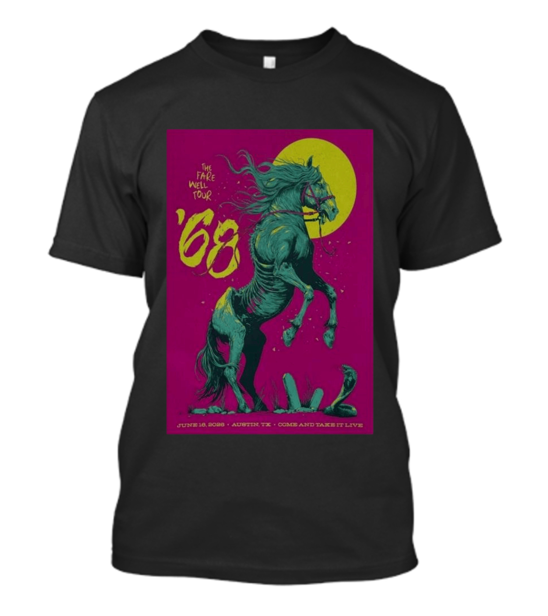 The Farewell Tour 68 June 16 2026 Austin TX Come And Take It Live T-Shirt
