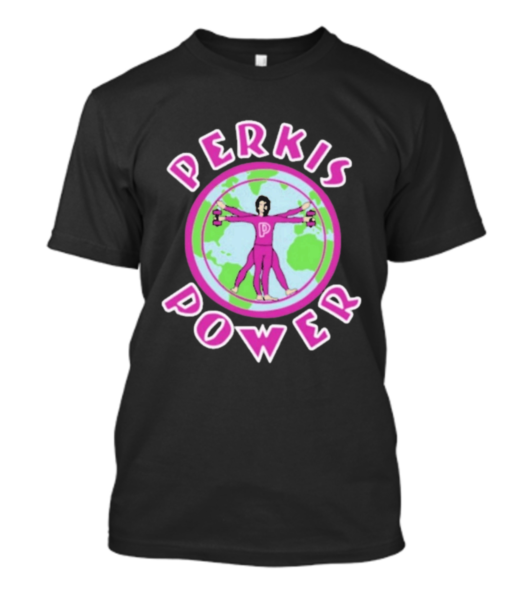 Perkis Power World Fitness Gym Tony Perkis Training T-Shirt