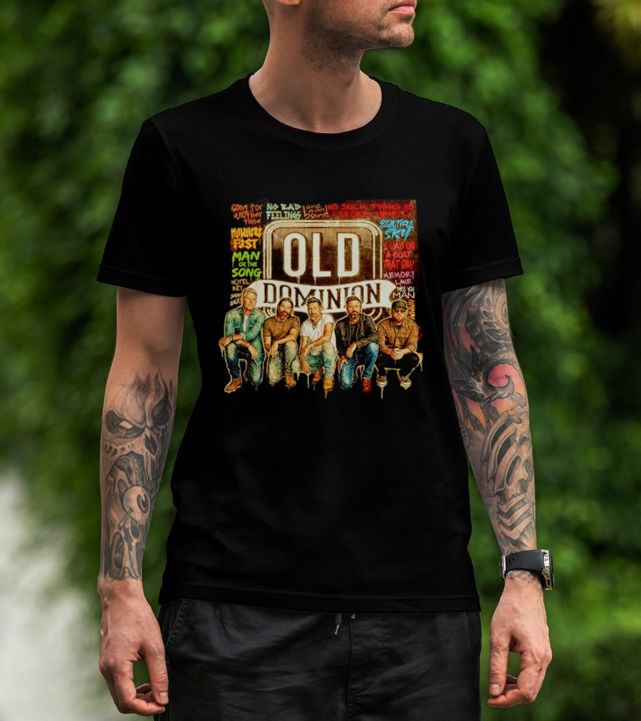 Old Dominion No Bad Feelings Song For Another Time Beautiful Sky Country Music T-Shirt