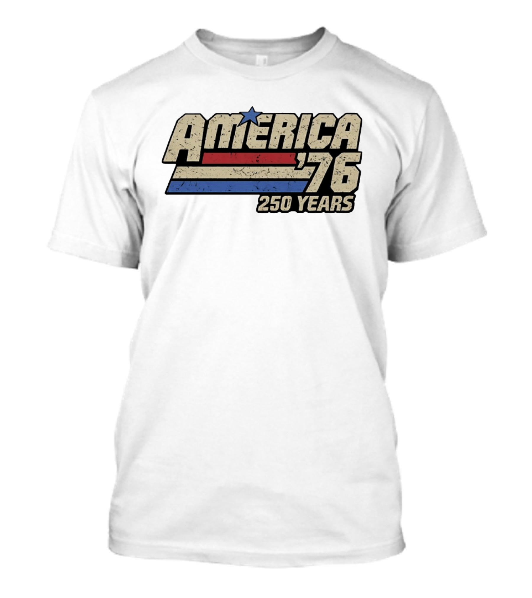 America '76 Vintage Patriotic 250 Years Celebration T-Shirt