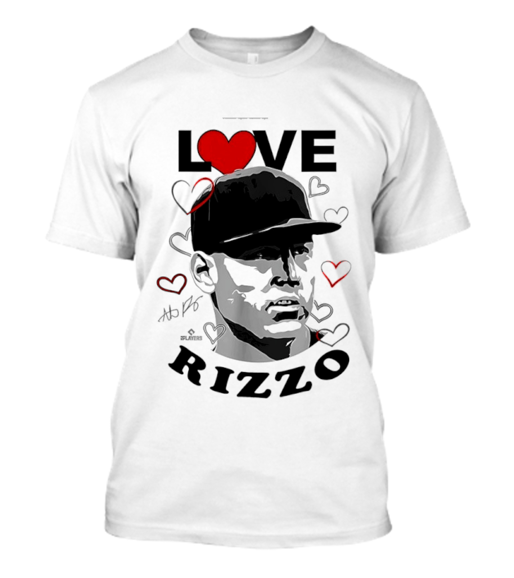 Love Heart Anthony Rizzo New York Yankees Baseball T-Shirt