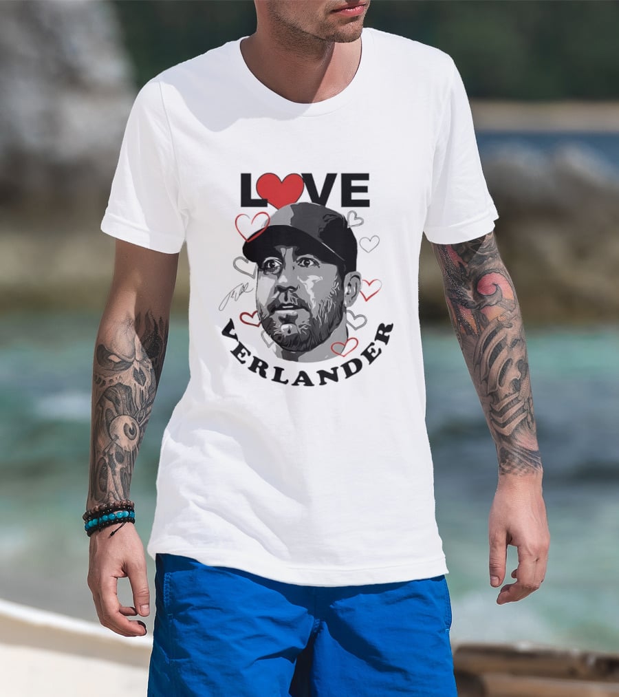Love Heart Verlander T-Shirt