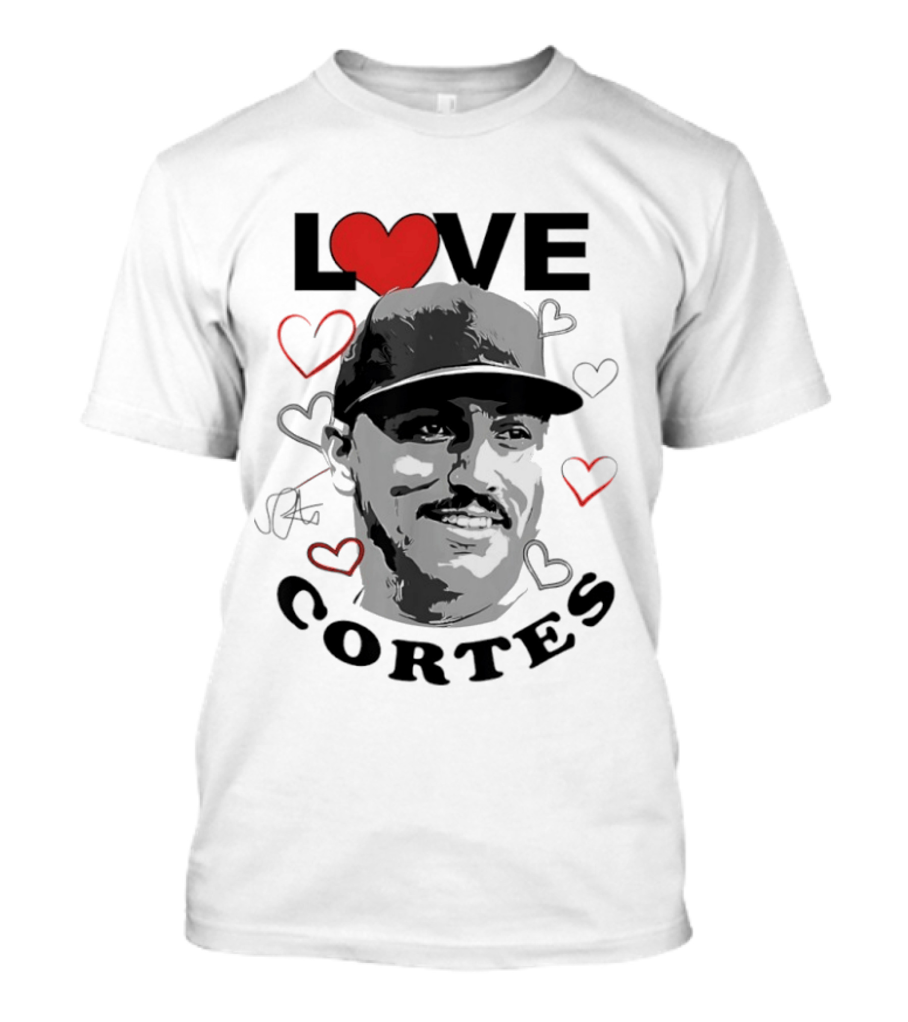 Love Nestor Cortes Yankees Baseball Heart T-Shirt