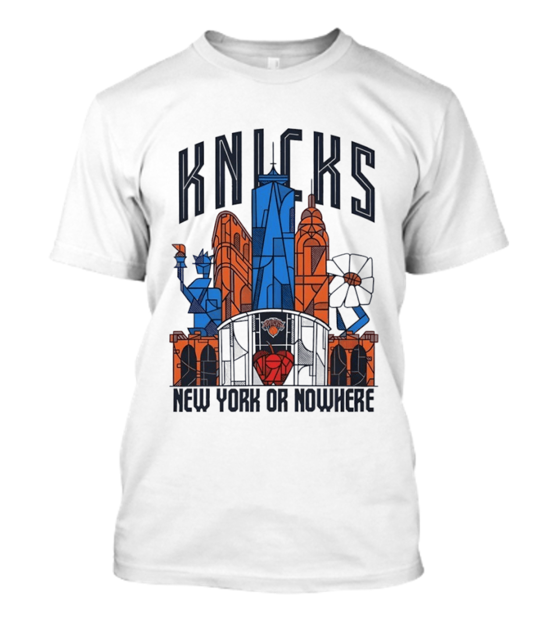 Knicks New York Or Nowhere Skyline 2026 T-Shirt