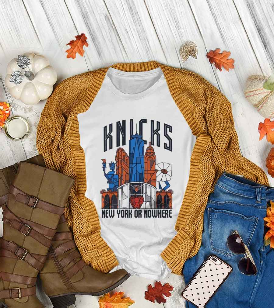 Knicks New York Or Nowhere Skyline 2026 T-Shirt