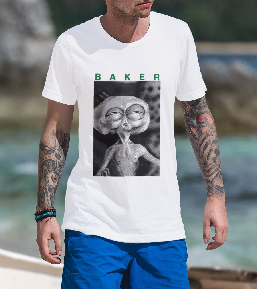 Note Baker Alien Block Busters Extraterrestrial T-Shirt