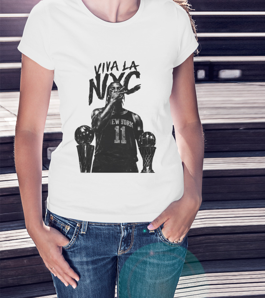 Viva La NYC Jalen Brunson 11 New York Knicks Basketball Player T-Shirt