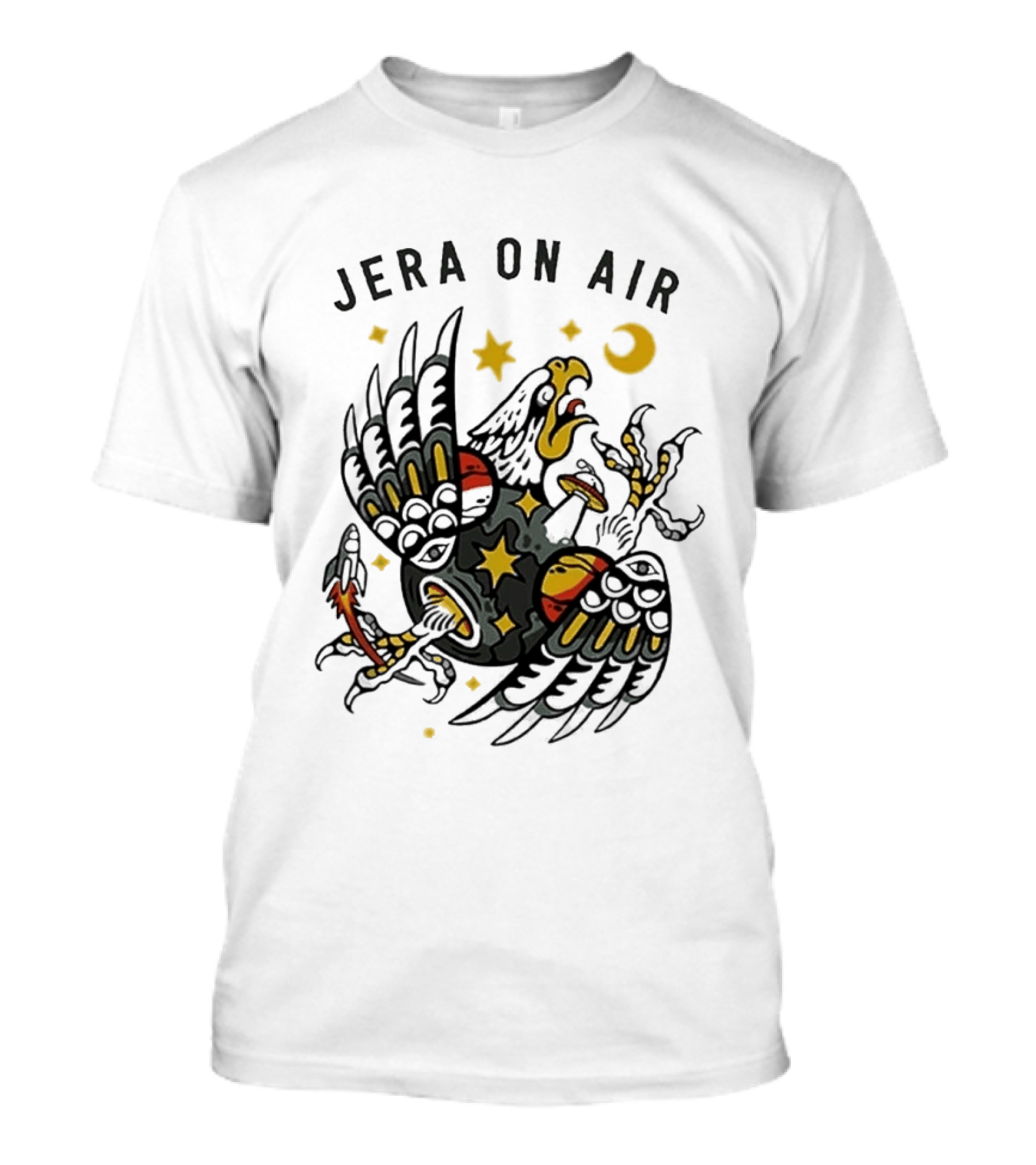 Jera On Air 2026 Festival Ysselsteyn Netherlands June 25 26 27 Mythical Eagle Stars Moon T-Shirt