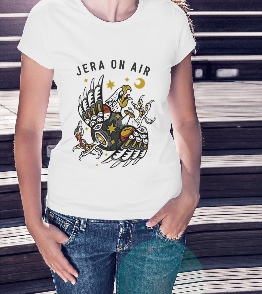 Jera On Air 2026 Festival Ysselsteyn Netherlands June 25 26 27 Mythical Eagle Stars Moon T-Shirt