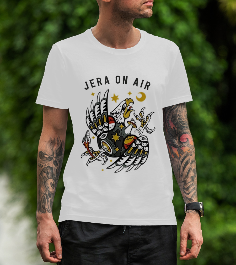 Jera On Air 2026 Festival Ysselsteyn Netherlands June 25 26 27 Mythical Eagle Stars Moon T-Shirt