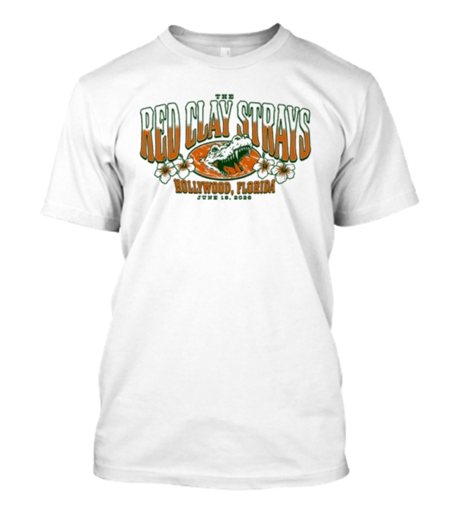 Red Clay Strays June 18 2026 Tour Hollywood Florida T-Shirt