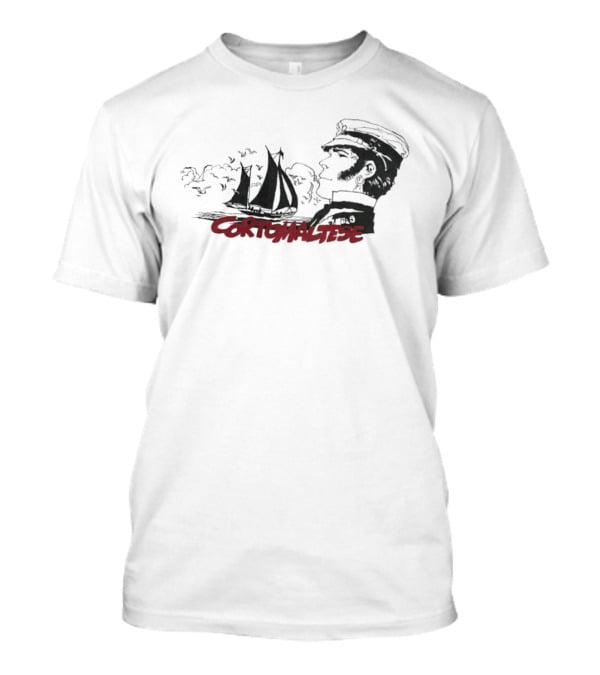 Corto Maltese Nautical Adventure Sailboat Captain T-Shirt